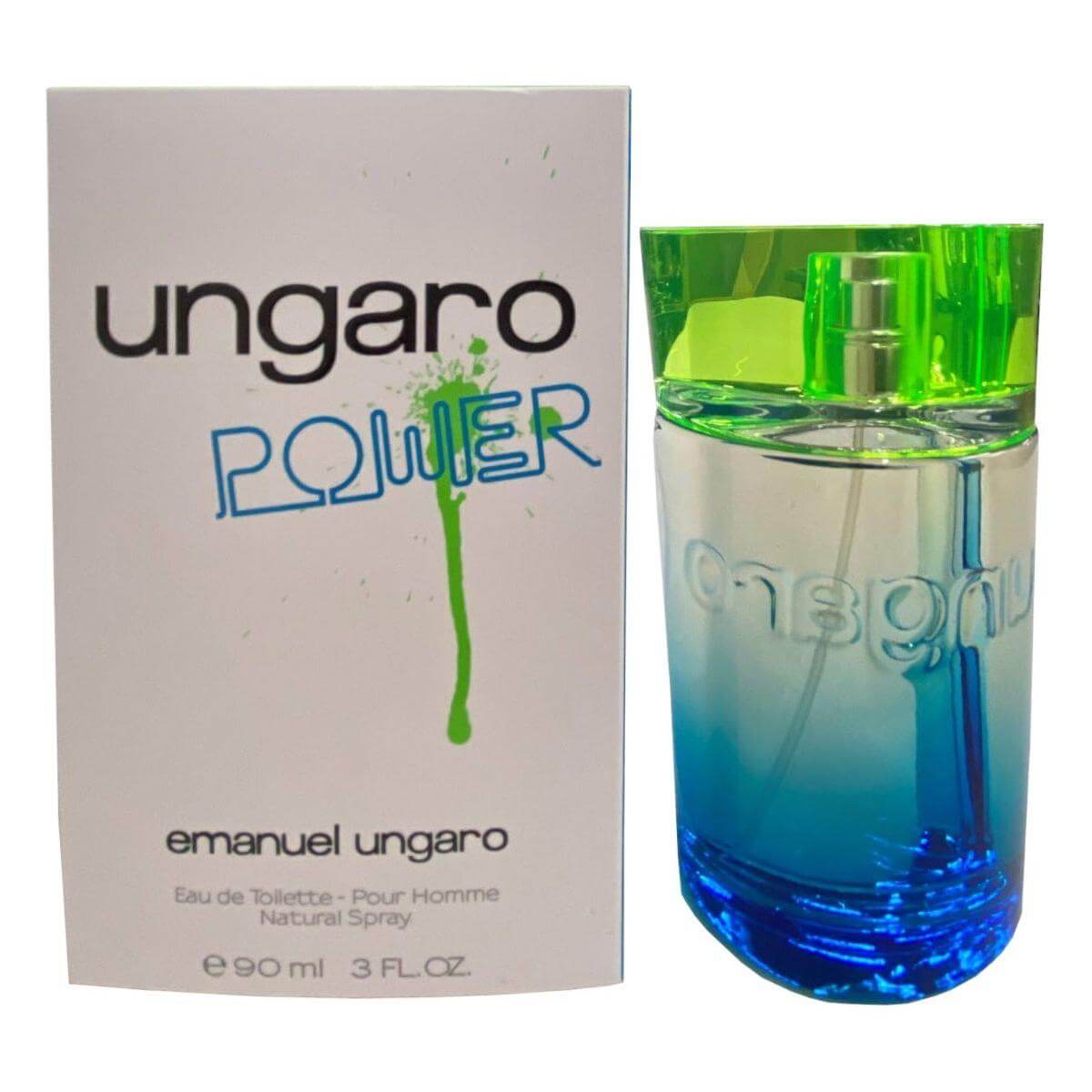 Ungaro Power by Emanuel Ungaro cologne for men EDT 3 oz New in Box 8052086371224