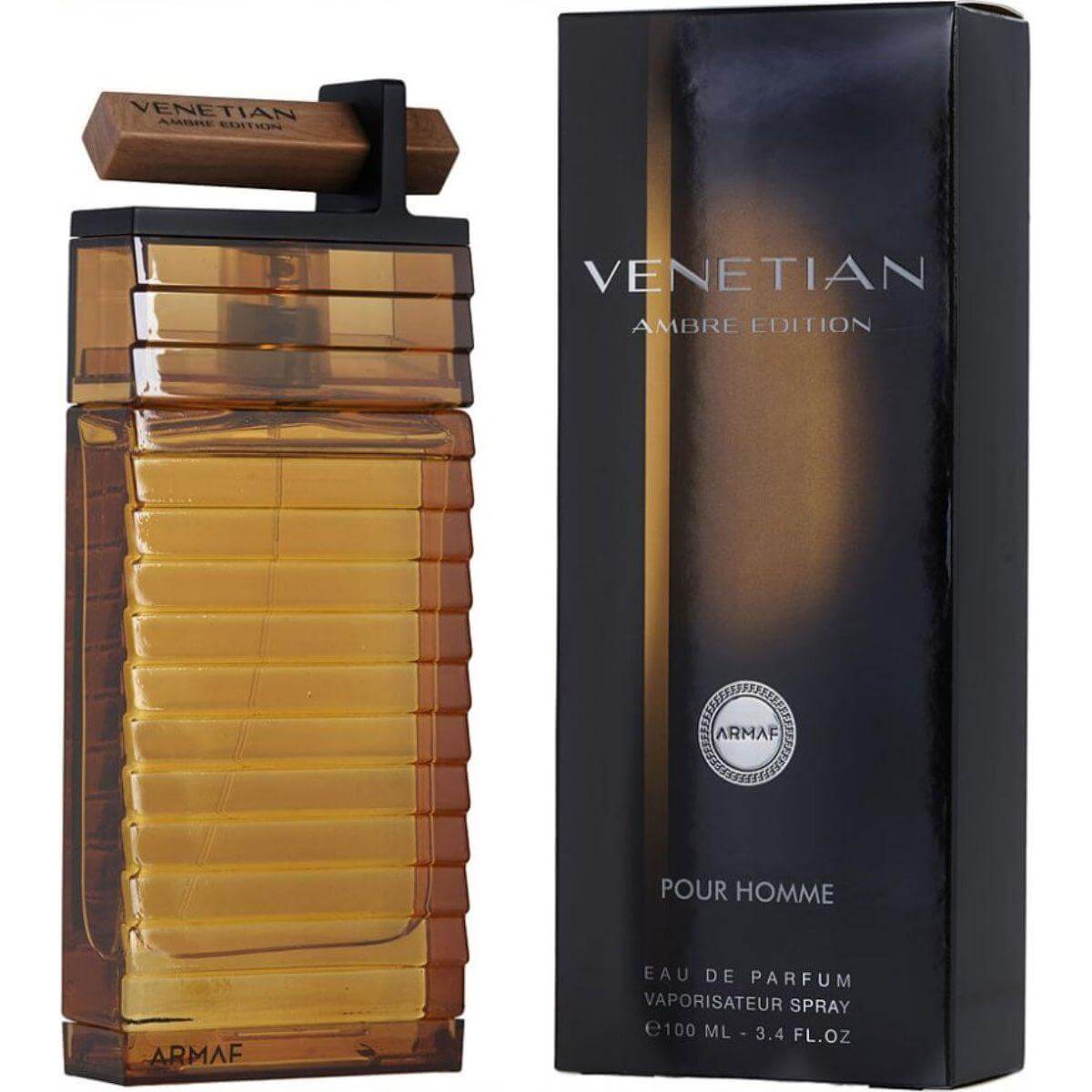 Venetian Amber Edition by Armaf 3.3 / 3.4 oz EDP Cologne for Men New in Box 6294015114164