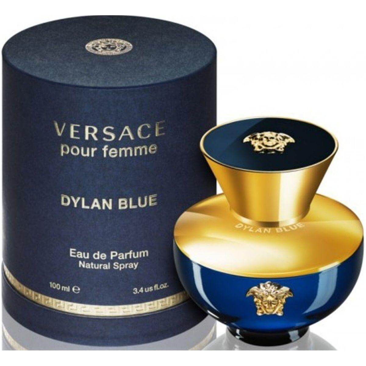 Versace Dylan Blue pour femme by Gianni Versace 3.4 oz EDP For Women New in Box 8011003839117