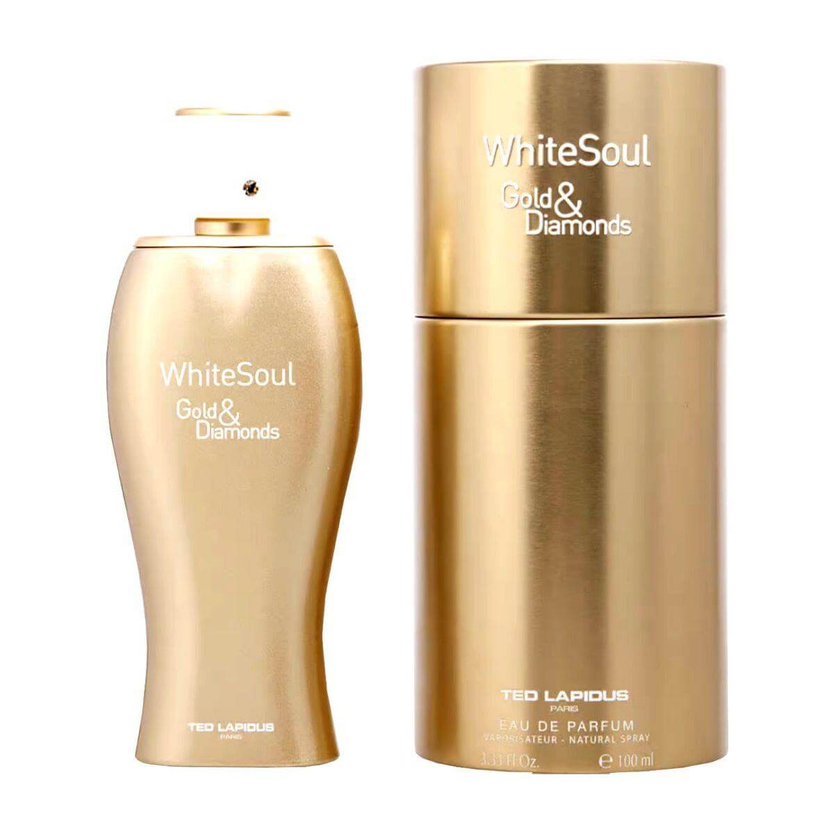 White Soul Gold & Diamonds by Ted Lapidus for her EDP 3.3 / 3.4 oz New in Box 3355992007191