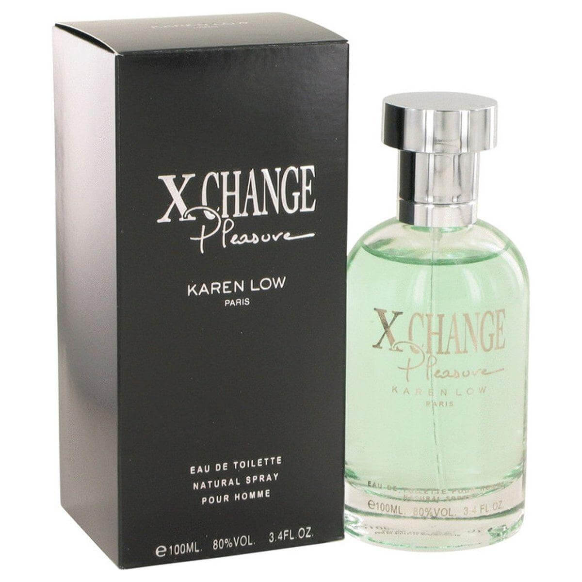 X-Change Pleasure by Karen Low cologne for men EDT 3.3 / 3.4 oz New in Box 3700134404329