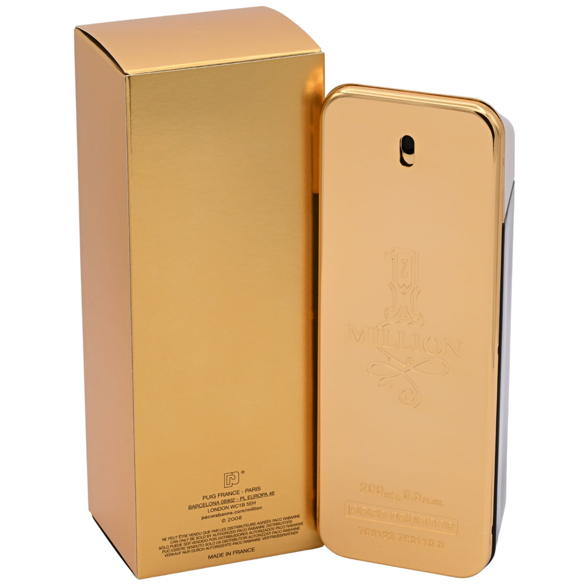 1 MILLION by Paco Rabanne cologne for men EDT 6.8 oz New in Box 3349668566372