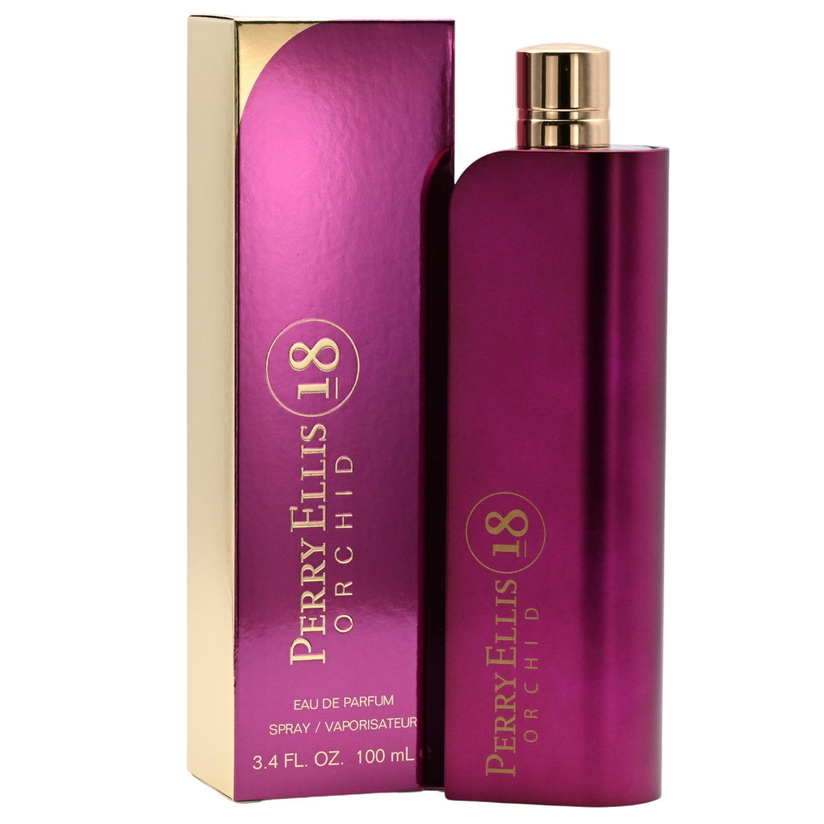 18 Orchid By Perry Ellis Perfume for Women EDP 3.3 / 3.4 oz New In Box 844061011823