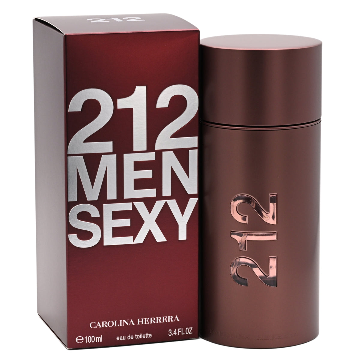 212 SEXY MEN for Men by Carolina Cologne EDT 3.3 / 3.4 oz NEW IN BOX 8411061602522