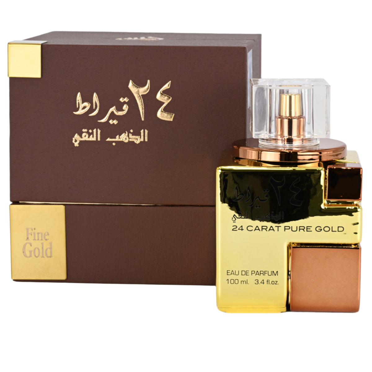 24 Carat Pure Gold by Lattafa perfume for unisex EDP 3.3 / 3.4 oz. New in Box 6291106063998
