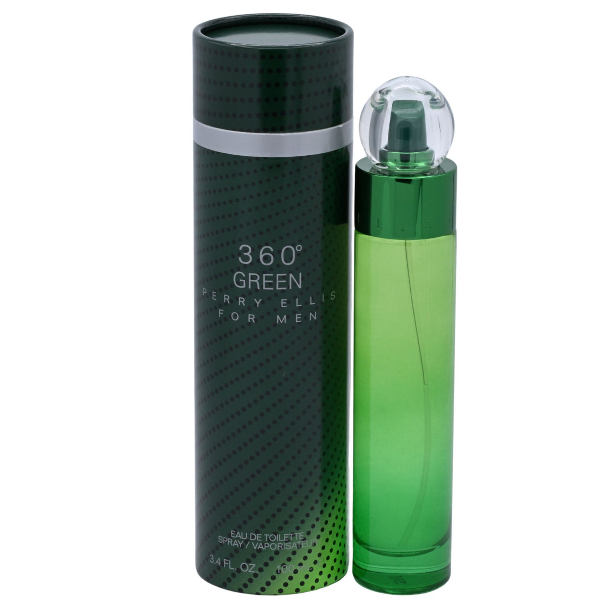 360 GREEN Men Perry Ellis 3.3 / 3.4 oz EDT Cologne for Men New In Box 844061007994