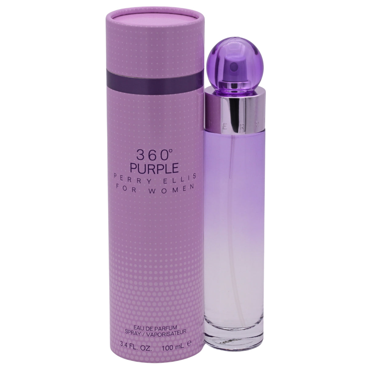 360 PURPLE Perry Ellis Women 3.4 oz 3.3 edp perfume spray NEW IN BOX 844061007963