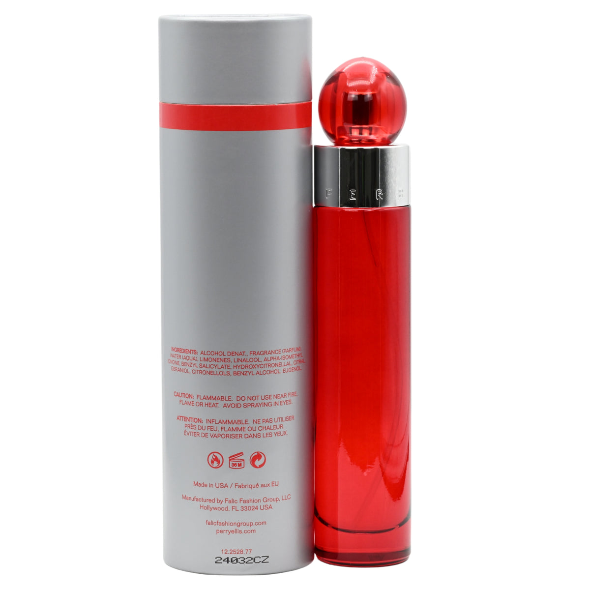 360 RED for Men by Perry Ellis Cologne 3.4 oz EDT New in Box 844061000551