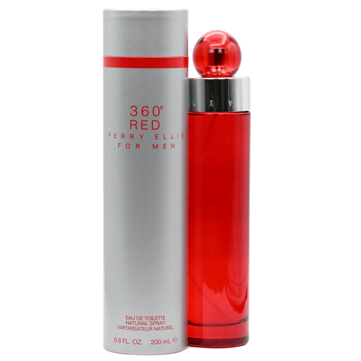 360 RED for Men by Perry Ellis Cologne 6.7 / 6.8 oz New in Box 844061002302