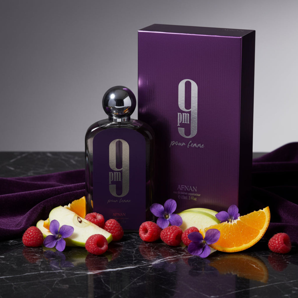 9 PM Pour Femme by Afnan perfume EDP 3.3 / 3.4 oz New in Box 6290171072607