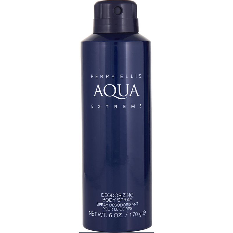 Aqua Extreme by Perry Ellis Deodorizing body spray for men 6 oz New