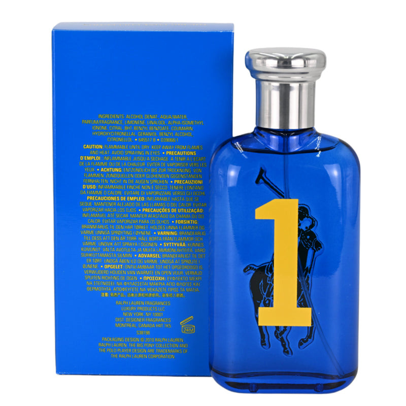 Polo Big Pony #1(Blue) by Ralph Lauren cologne for men EDT 3.3 / 3.4 oz New In Box