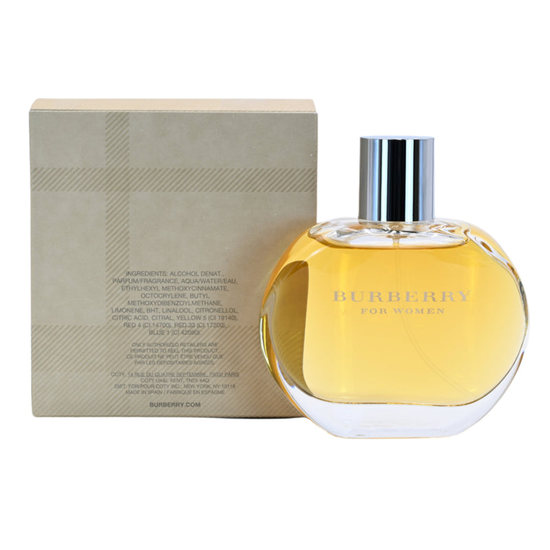 BURBERRY CLASSIC by Burberry perfume for women EDP 3.3 / 3.4 oz New in Box