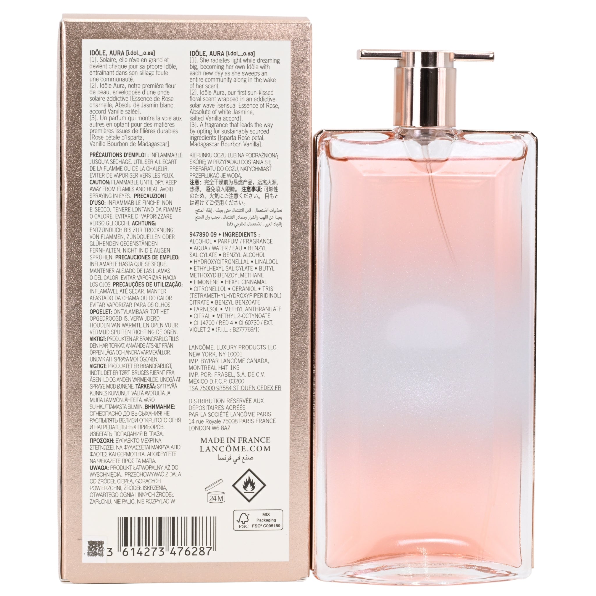 Idole Aura by Lancome perfume for her EDP Lumineuse 1.7 oz New in Box (4)