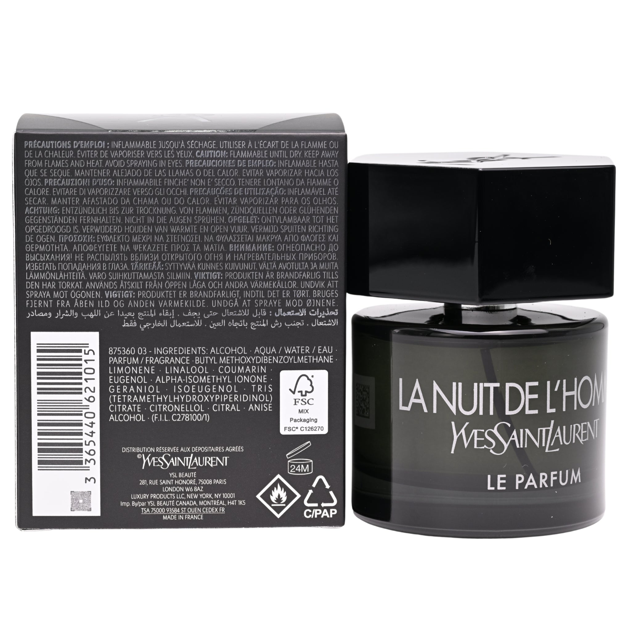 La Nuit de L'Homme Le Parfum by Yves Saint Laurent EDP 2.0 oz New in Box (4)