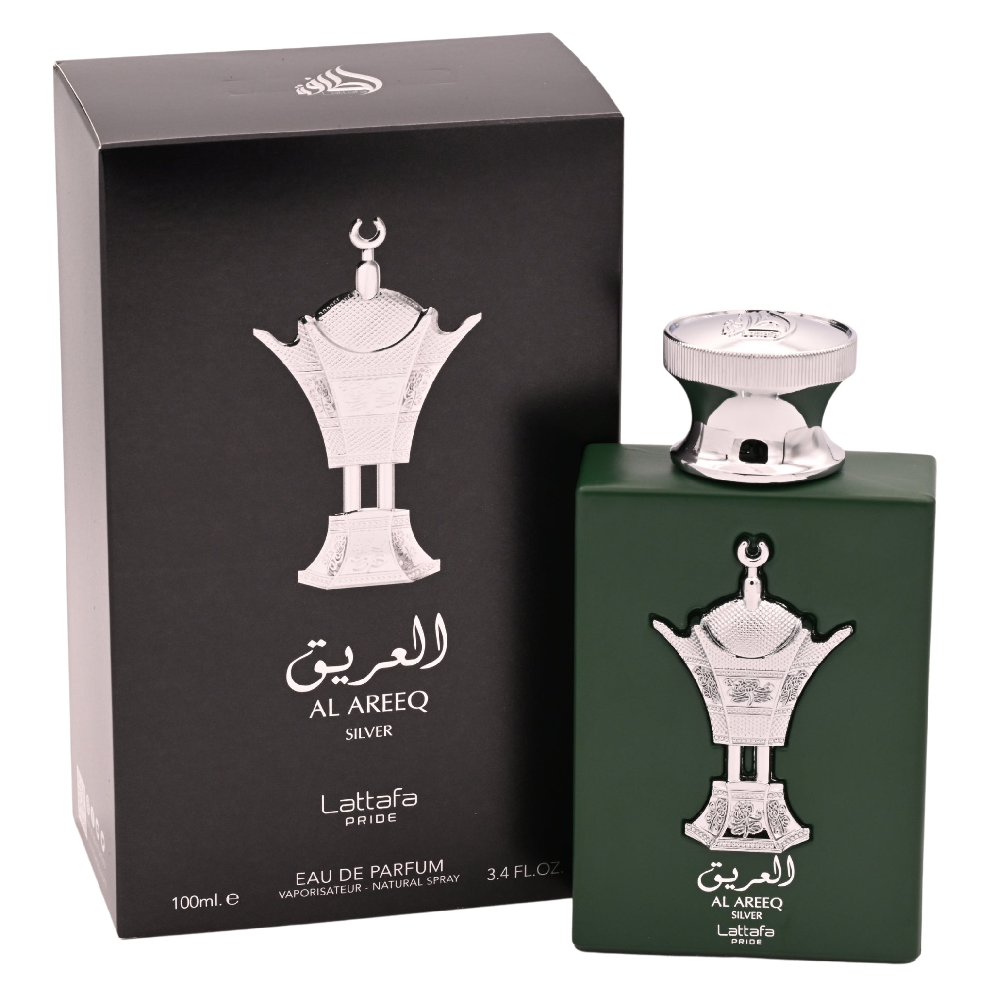 Pride Al Areeq Silver by Lattafa perfume for unisex EDP 3.3 / 3.4 oz New in Box