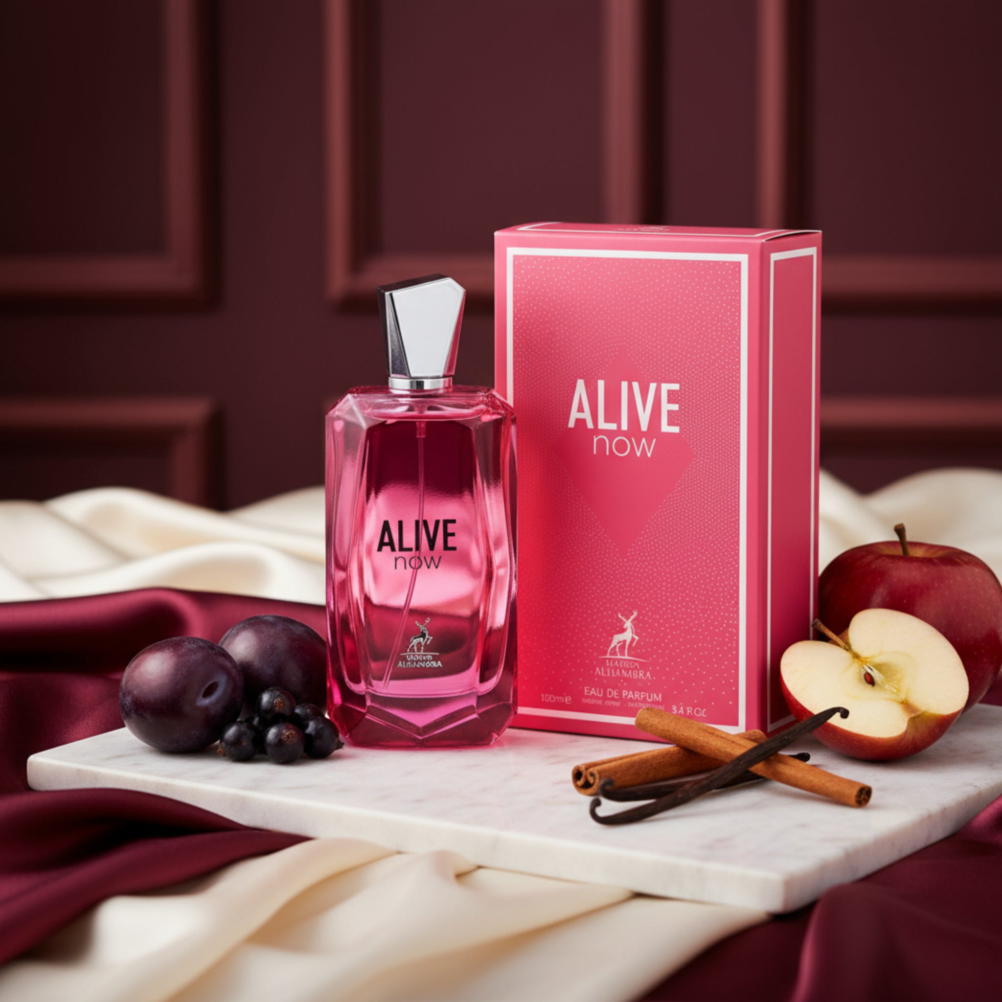 Alive Now by Maison Alhambra for unisex EDP 3.3 / 3.4 oz New in Box