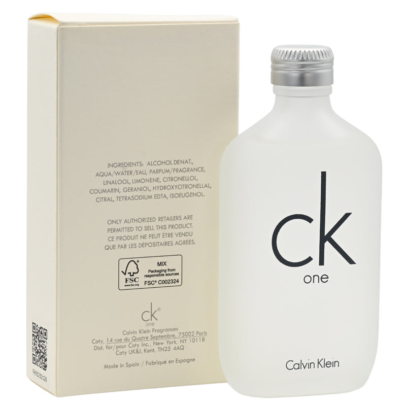 Ck One by Calvin Klein Cologne Perfume Unisex 3.4 oz 3.3 EDT New in Box
