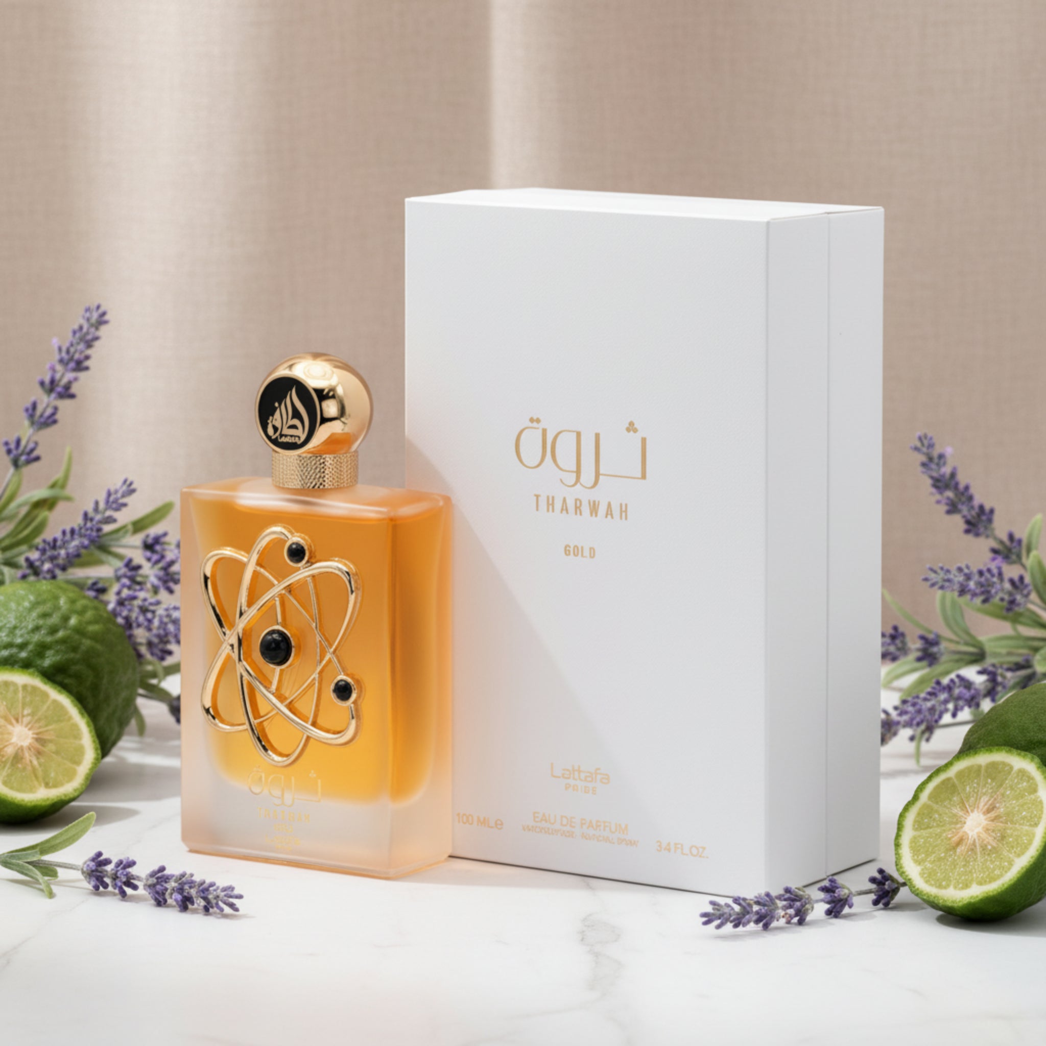 Pride Tharwah Gold by Lattafa perfume Unisex EDP 3.4 oz NIB