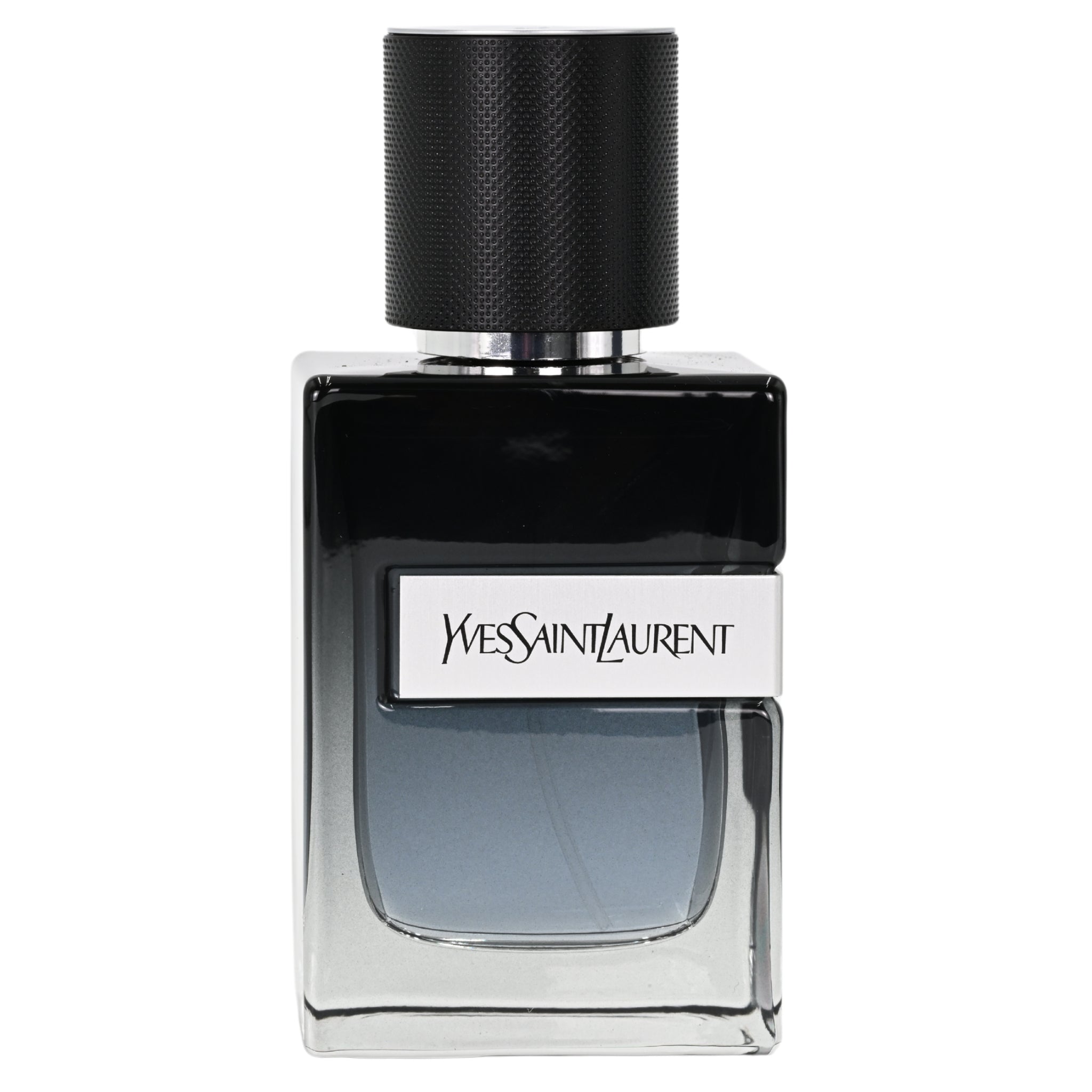Yves Saint Laurent perfume bottle on a white background