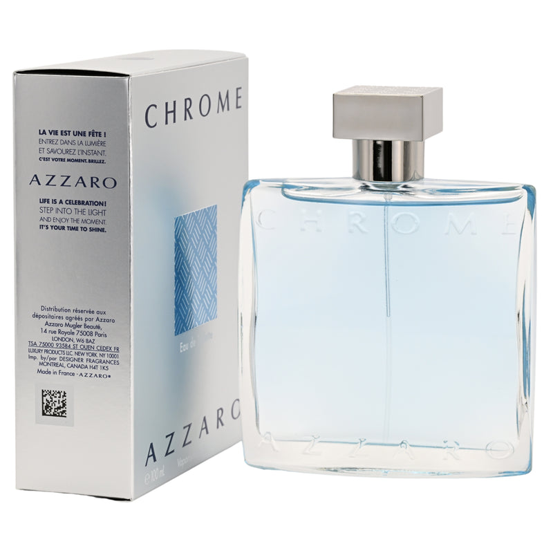 CHROME by Loris Azzaro for Men Cologne 3.3 oz / 3.4 oz EDT New in Box