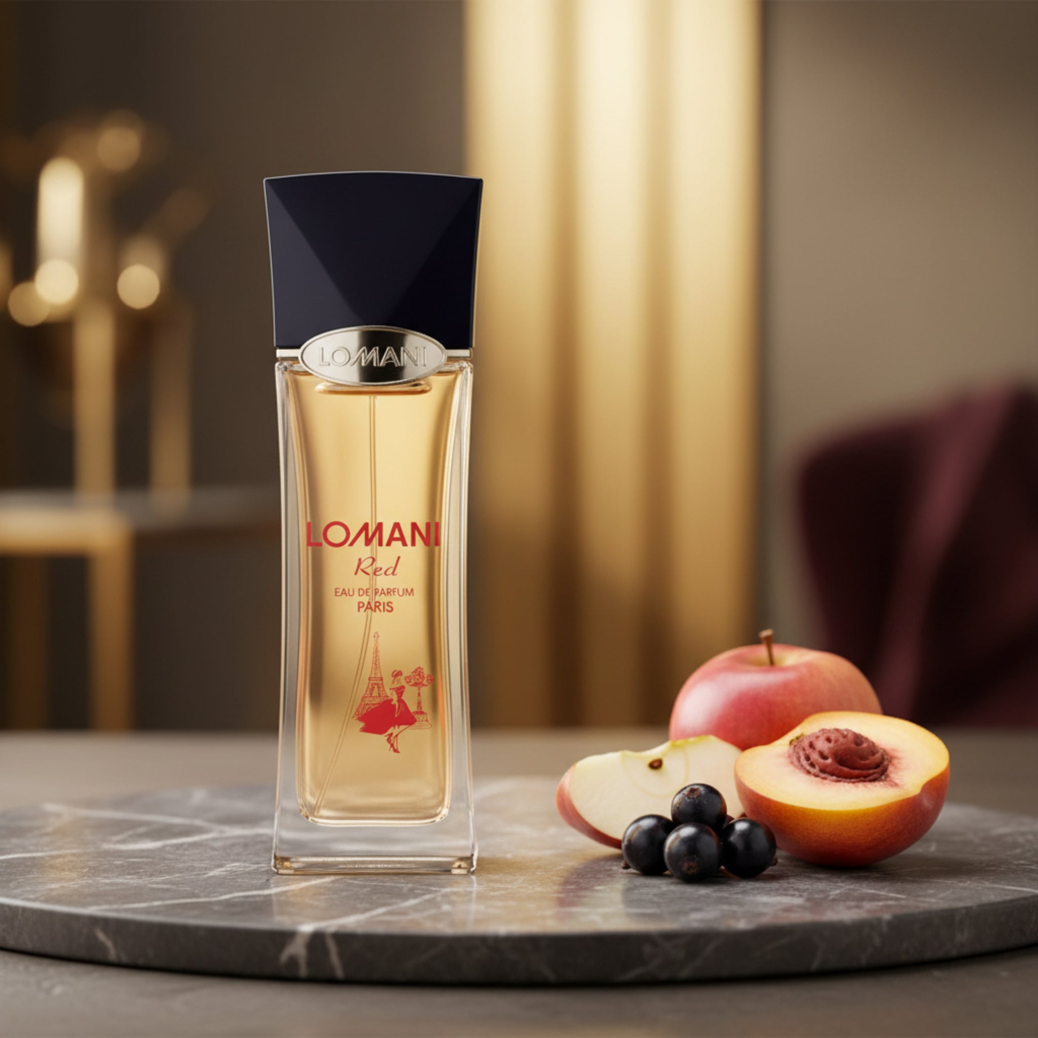 Lomani Red Eau de Parfum (EDP) Spray for Women 3.3 oz / 100 ml