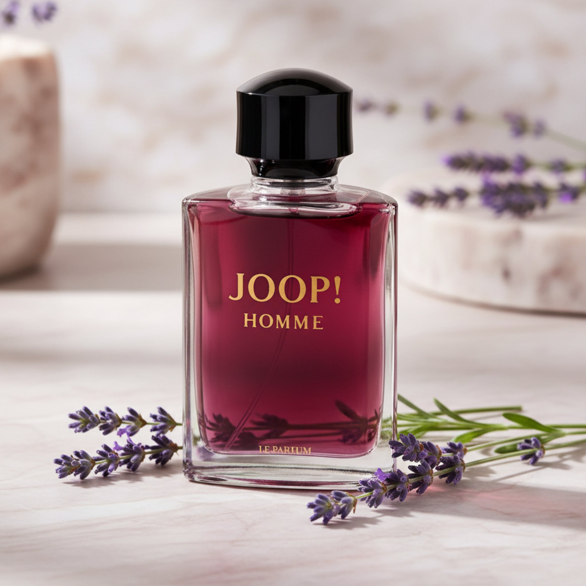 Joop! Homme perfume bottle on a white background