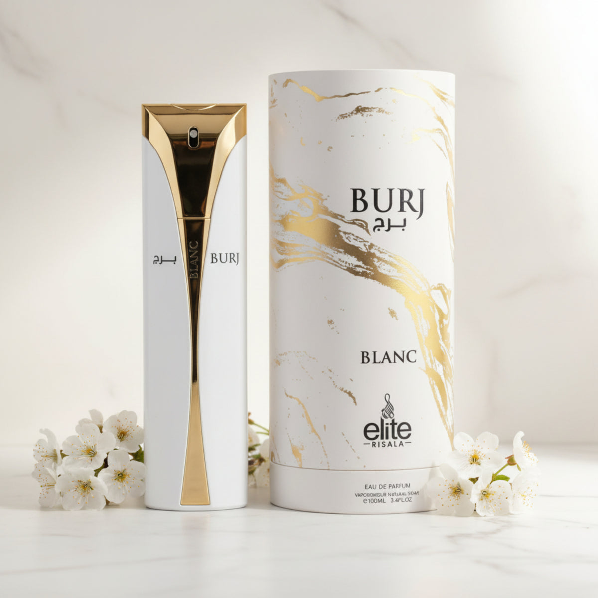 Risala Elite Burj Blanc EDP Spray Unisex 3.4 oz 100ml New Box