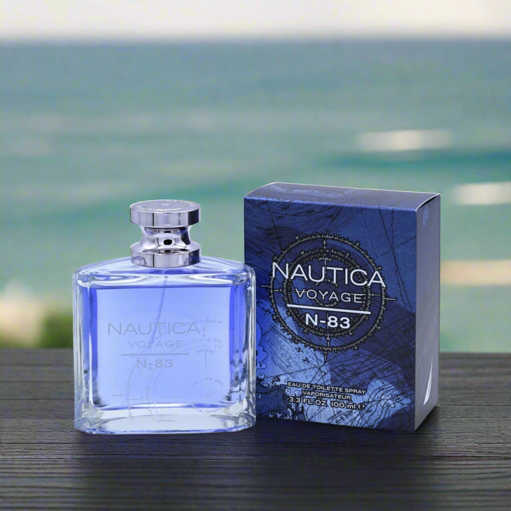 NAUTICA VOYAGE N - 83 for men 3.3 / 3.4 oz edt Cologne New in Box