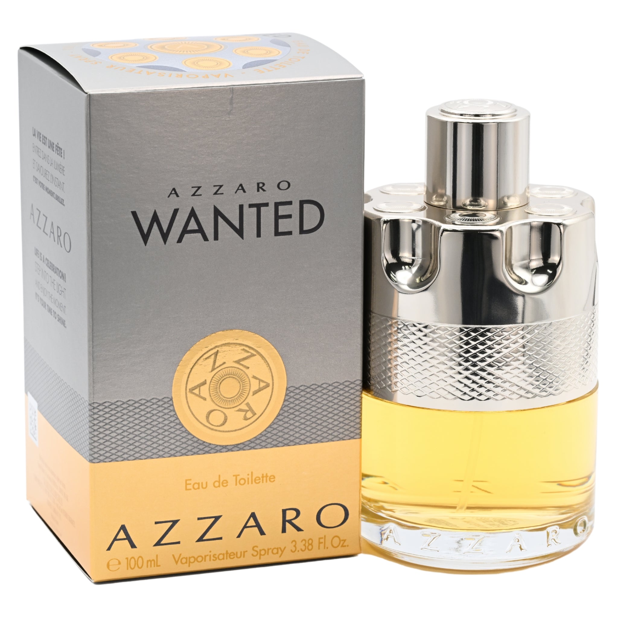 Azzaro Wanted  cologne edt 3.4 oz 3.3 NEW IN BOX - 3.4 oz / 100 ml
