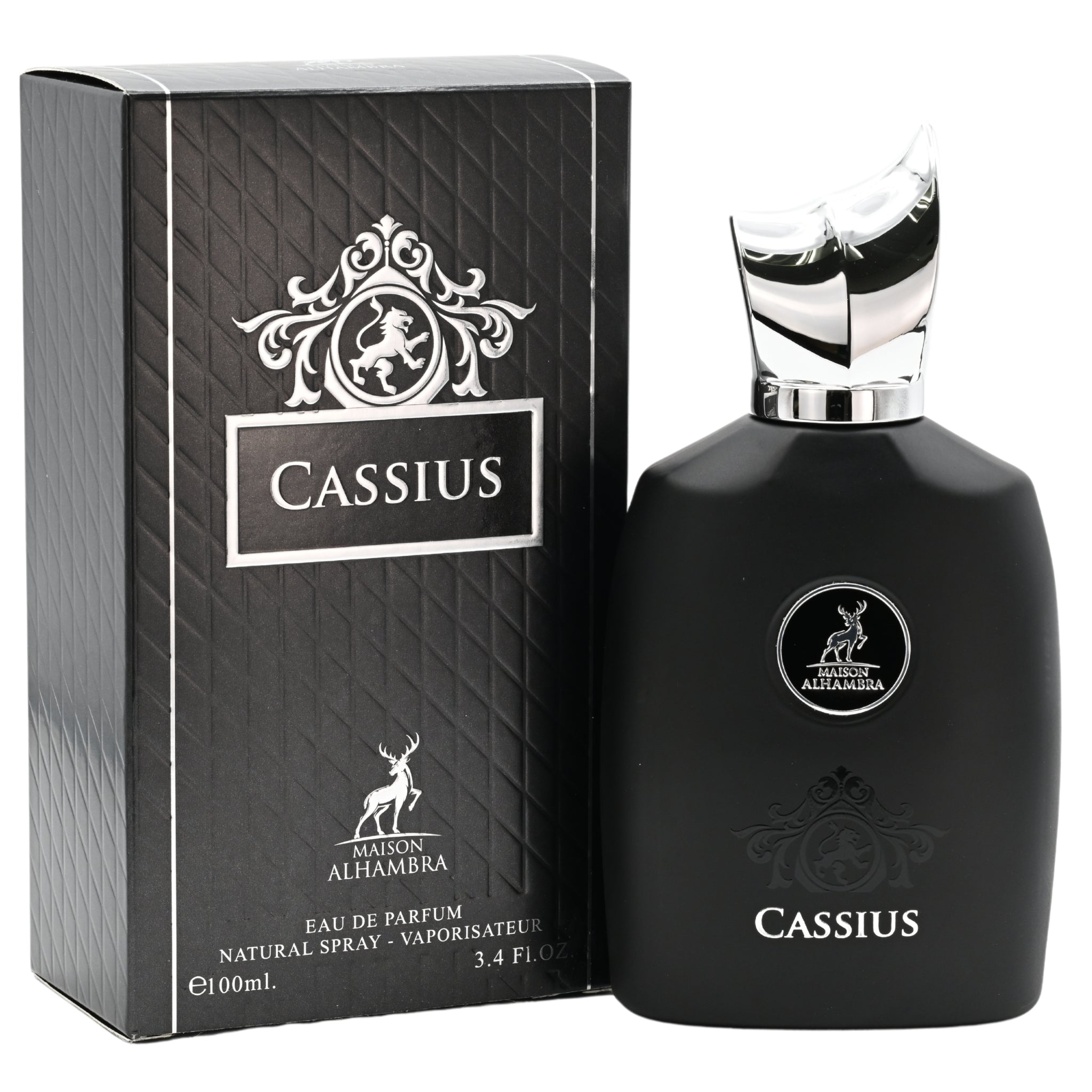 Cassius by Maison Alhambra perfume for unisex EDP 3.3 / 3.4 oz New in Box