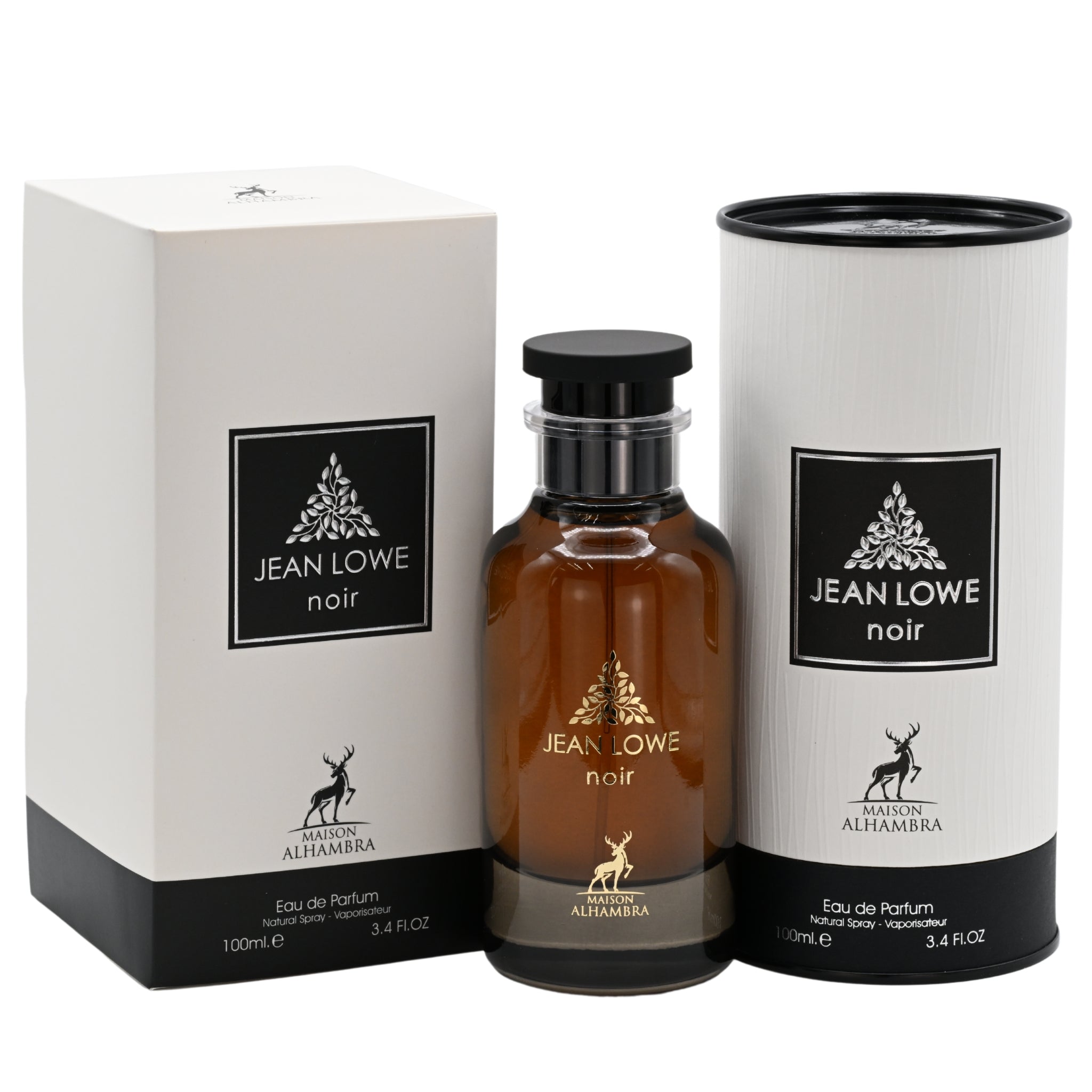 Jean Lowe Noir by Maison Alhambra for unisex EDP 3.3 / 3.4 oz New in Box