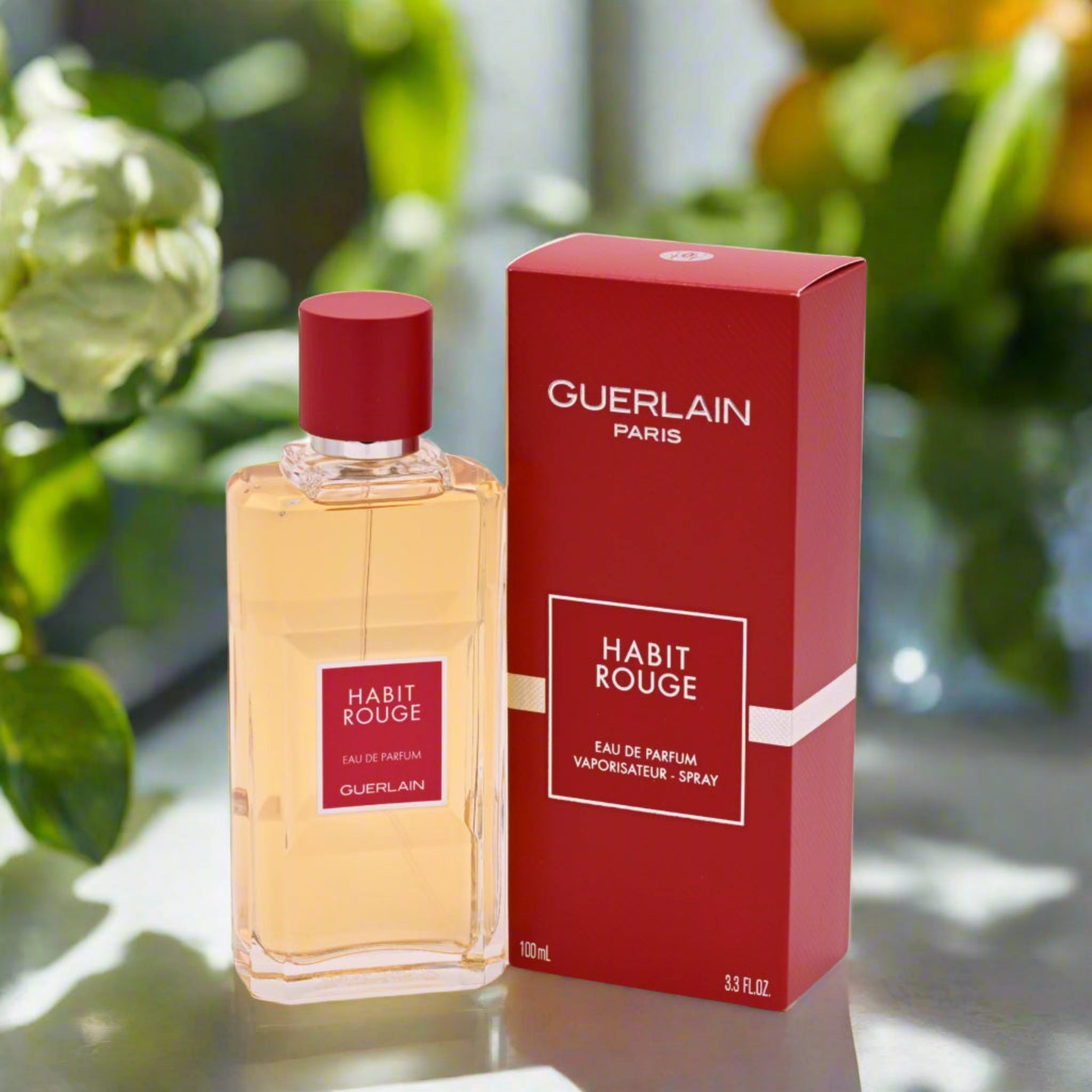 HABIT ROUGE by Guerlain cologne for men EDP 3.3 / 3.4 oz New in Box