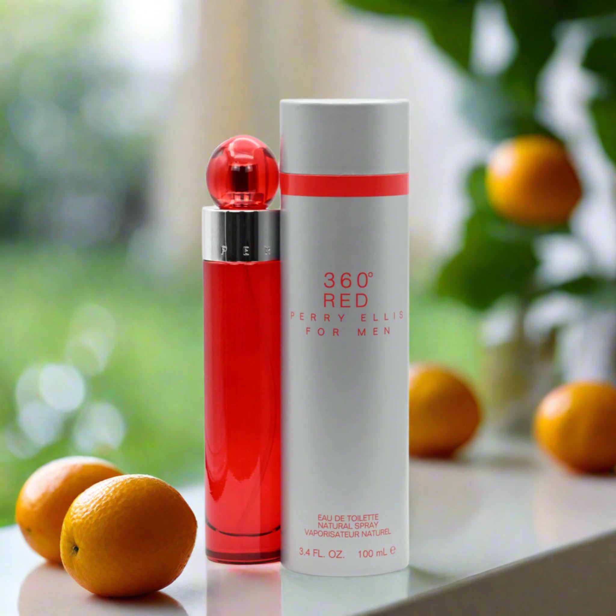 360 RED for Men by Perry Ellis Cologne 3.4 oz EDT New in Box