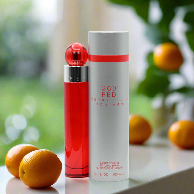 360 RED for Men by Perry Ellis Cologne 3.4 oz EDT New in Box