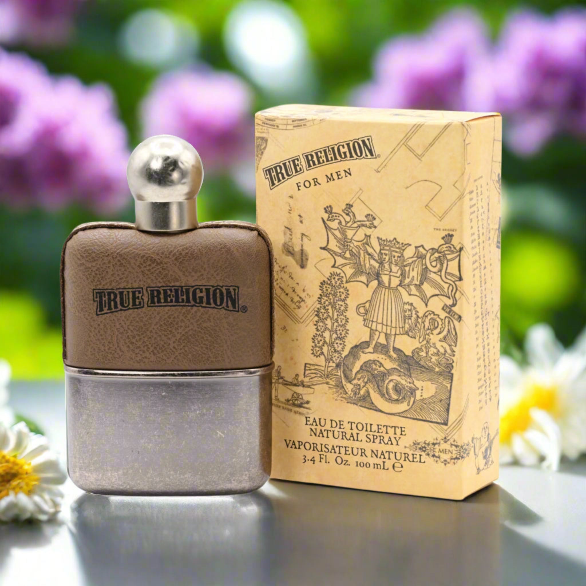 TRUE RELIGION by Christian Audigier 3.3 / 3.4 oz EDT Cologne For Men New in Box