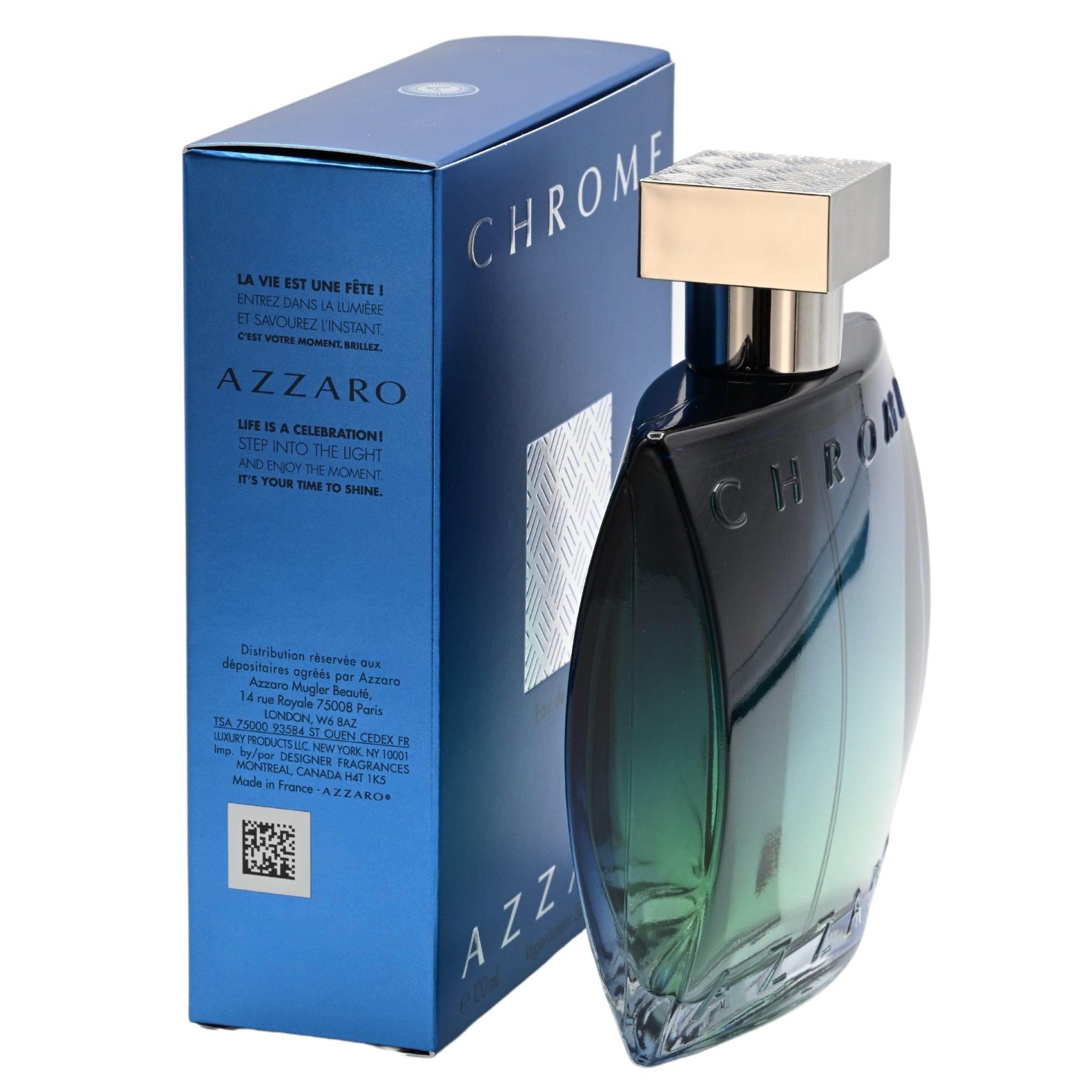 Chrome by Loris Azzaro cologne for men EDP 3.38 oz New in Box