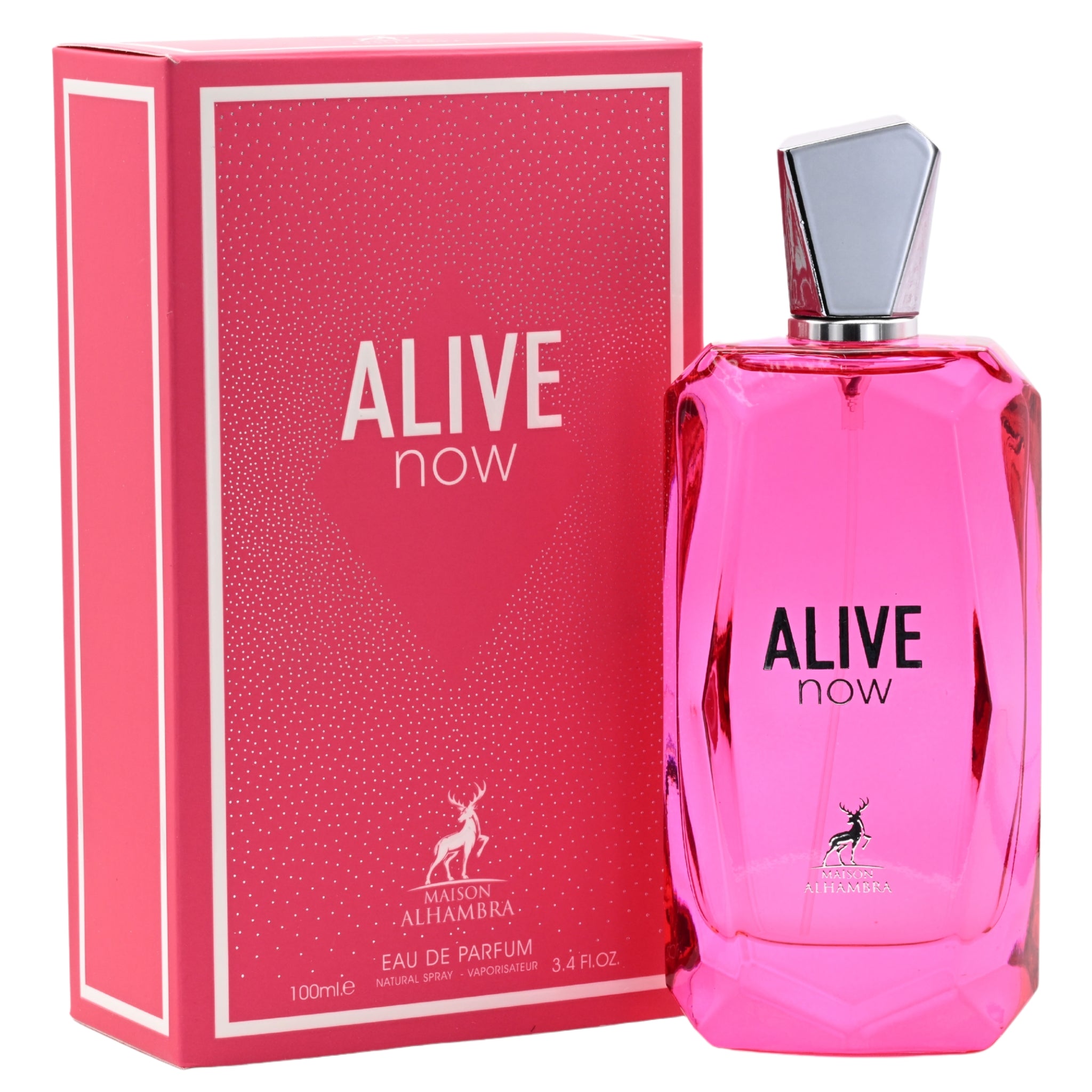 Alive Now by Maison Alhambra for unisex EDP 3.3 / 3.4 oz New in Box