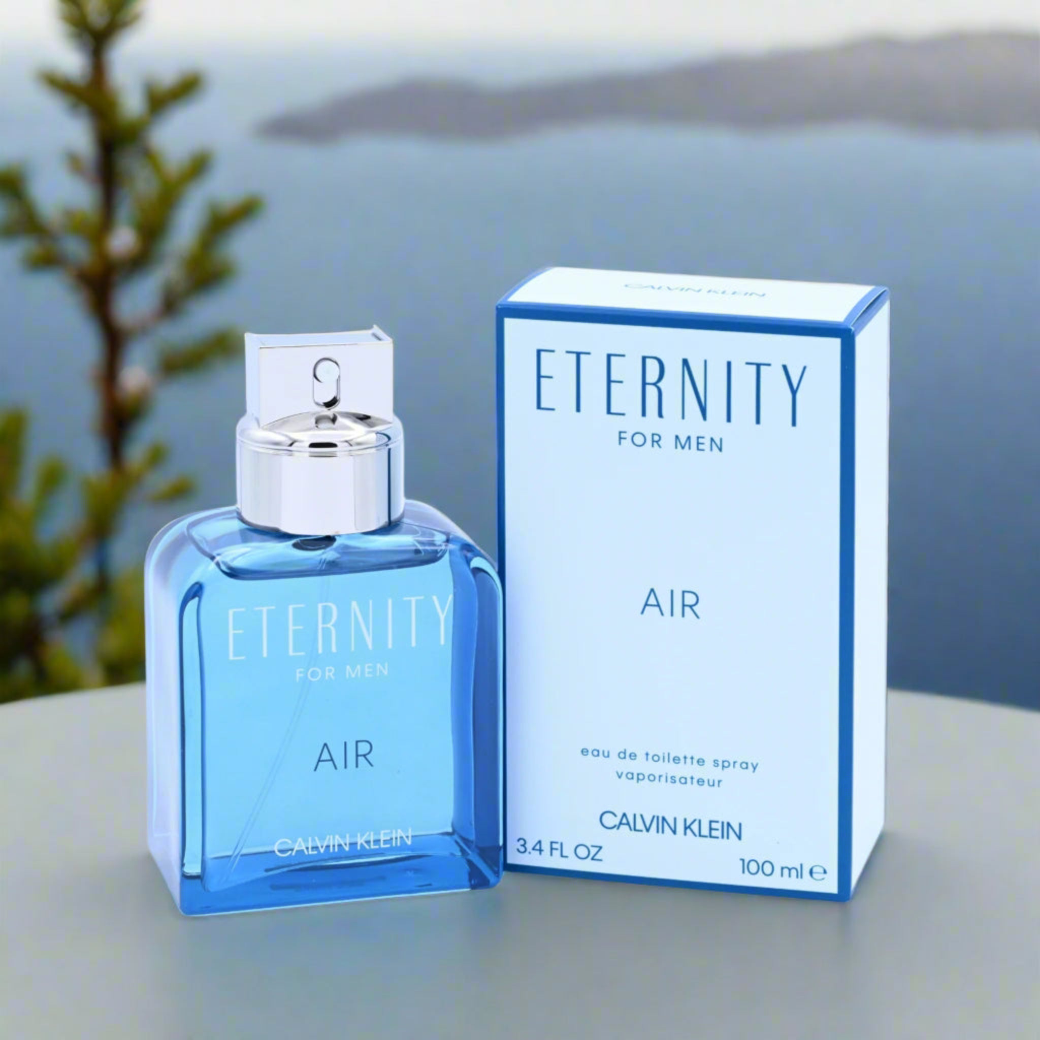 ETERNITY AIR by Calvin Klein 3.3 / 3.4 oz EDT Cologne for Men New In Box