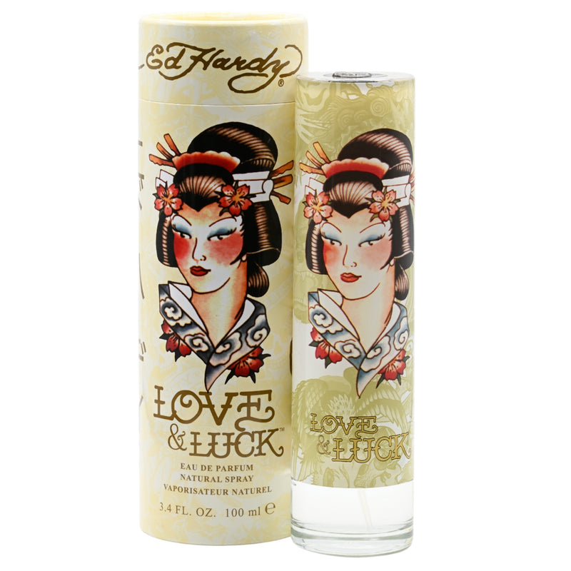 ED HARDY Love & Luck by Christian Audigier 3.3 / 3.4 oz EDP For Women New in Box
