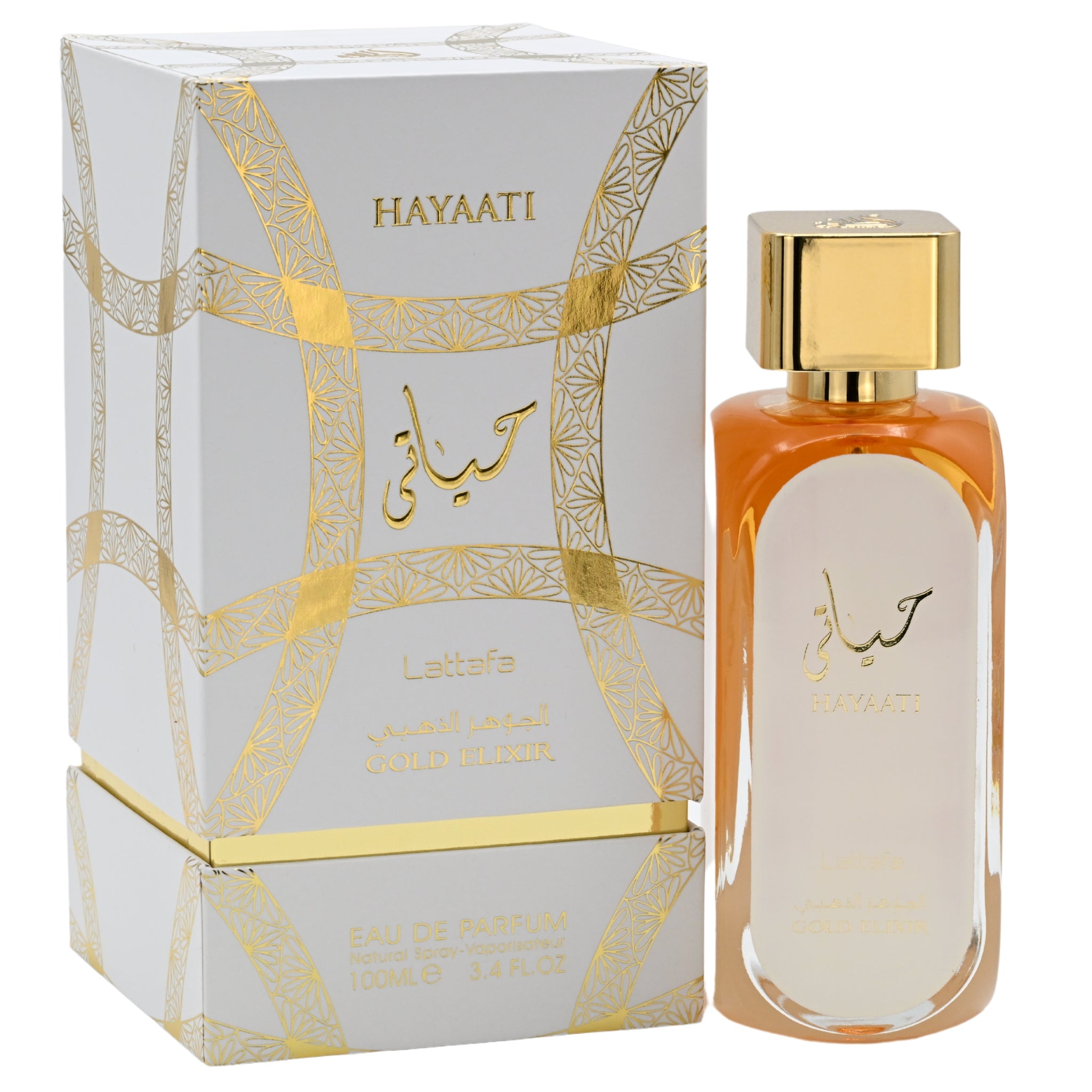 Hayaati Gold Elixir by Lattafa perfume for unisex EDP 3.3 / 3.4 oz New