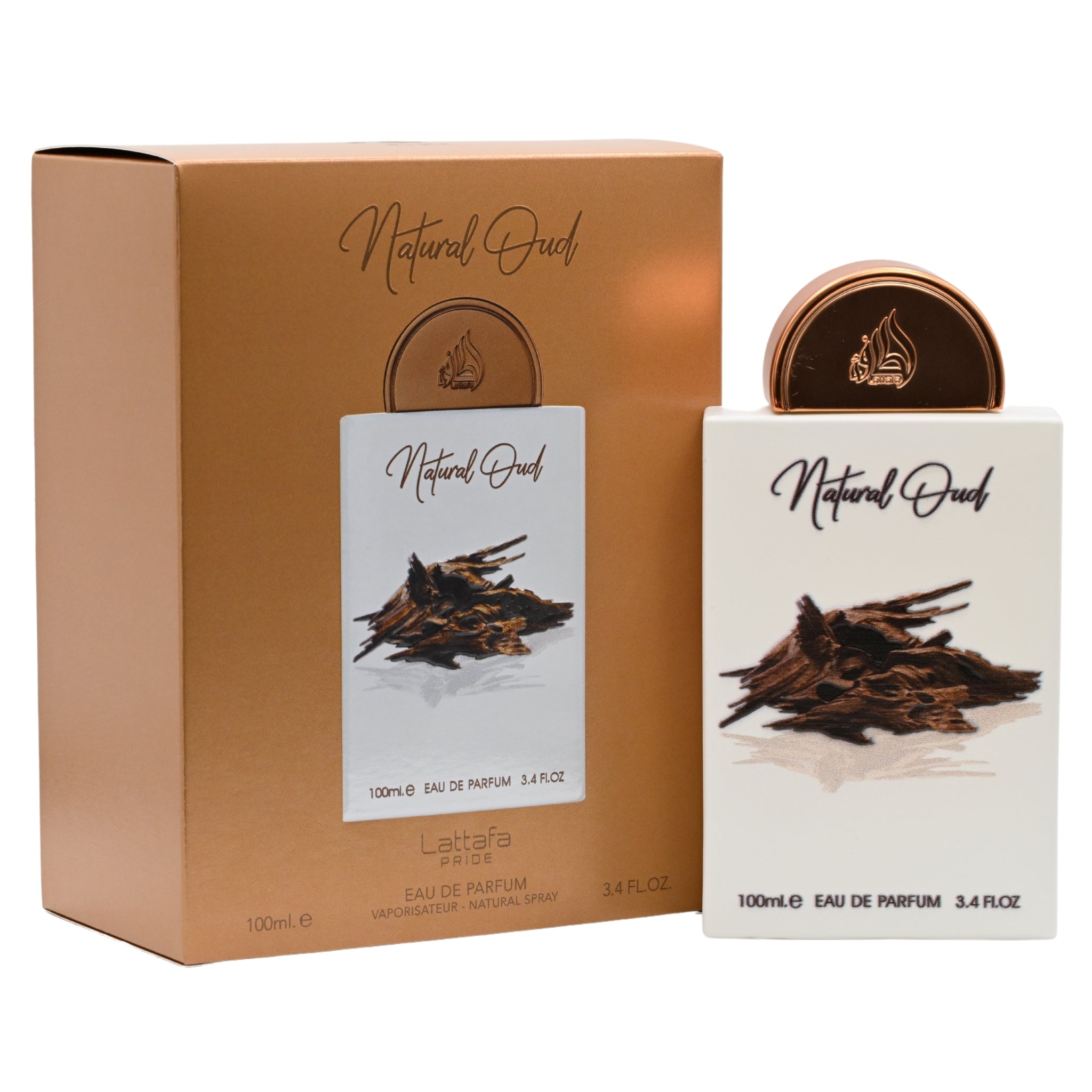 Pride Natural Oud by Lattafa perfume for unisex EDP 3.3 / 3.4 oz New in Box