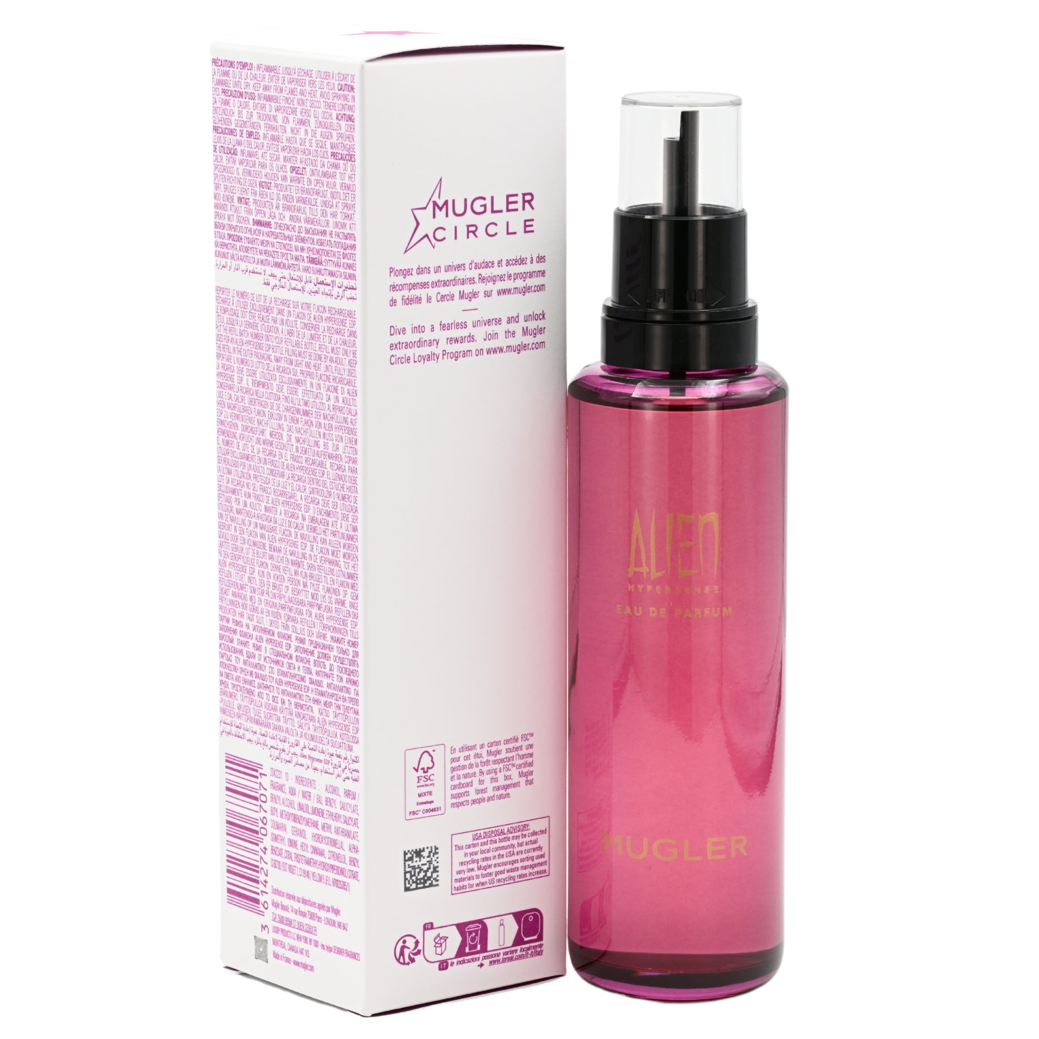 Alien Hypersense by Thierry Mugler refill for women EDP 3.3 / 3.4 oz New in Box