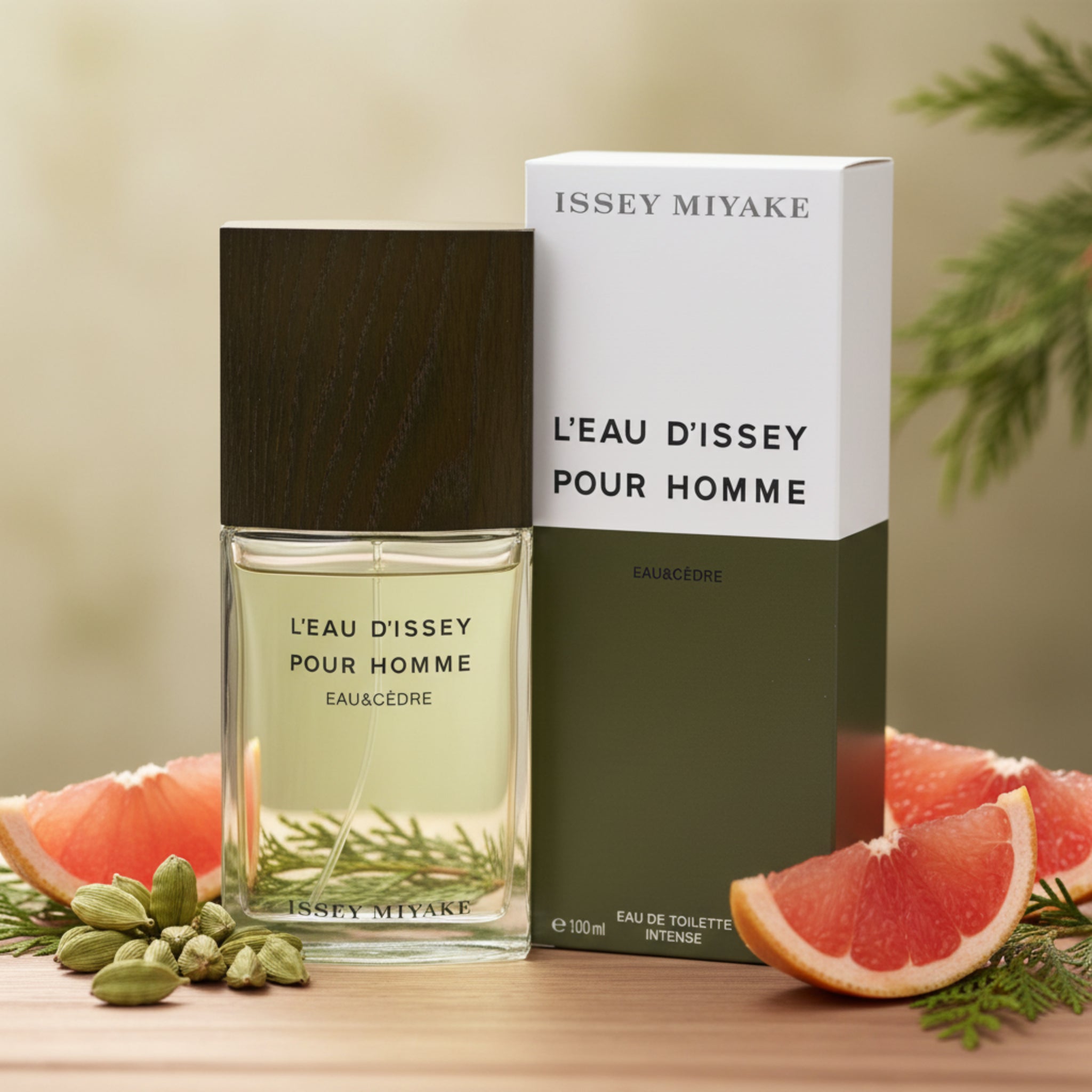 Eau & Cedre by Issey Miyake cologne for men EDT Intense 3.3 / 3.4 oz N