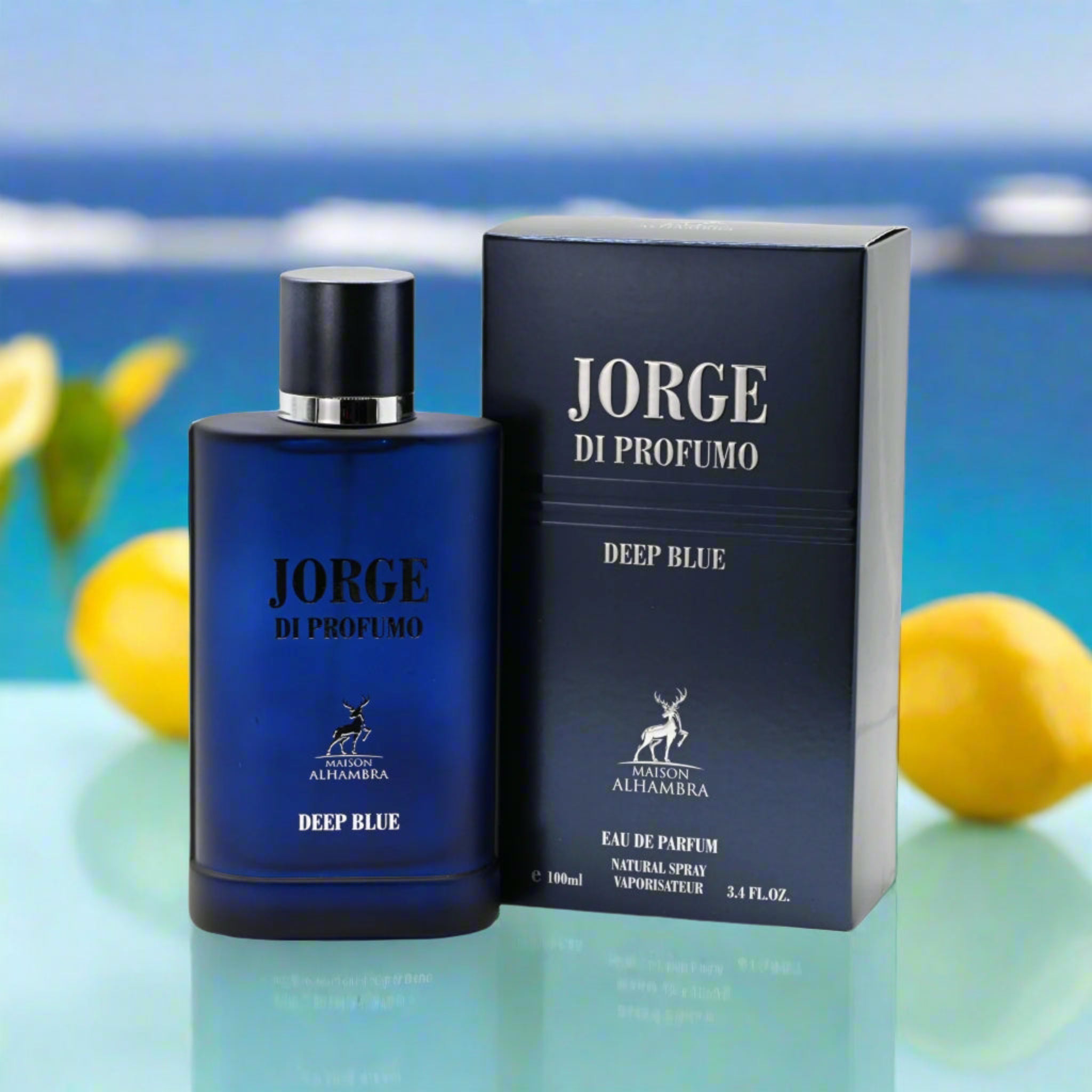 Jorge Di Profumo Deep Blue by Maison Alhambra men EDP 3.3 / 3.4 oz New in Box
