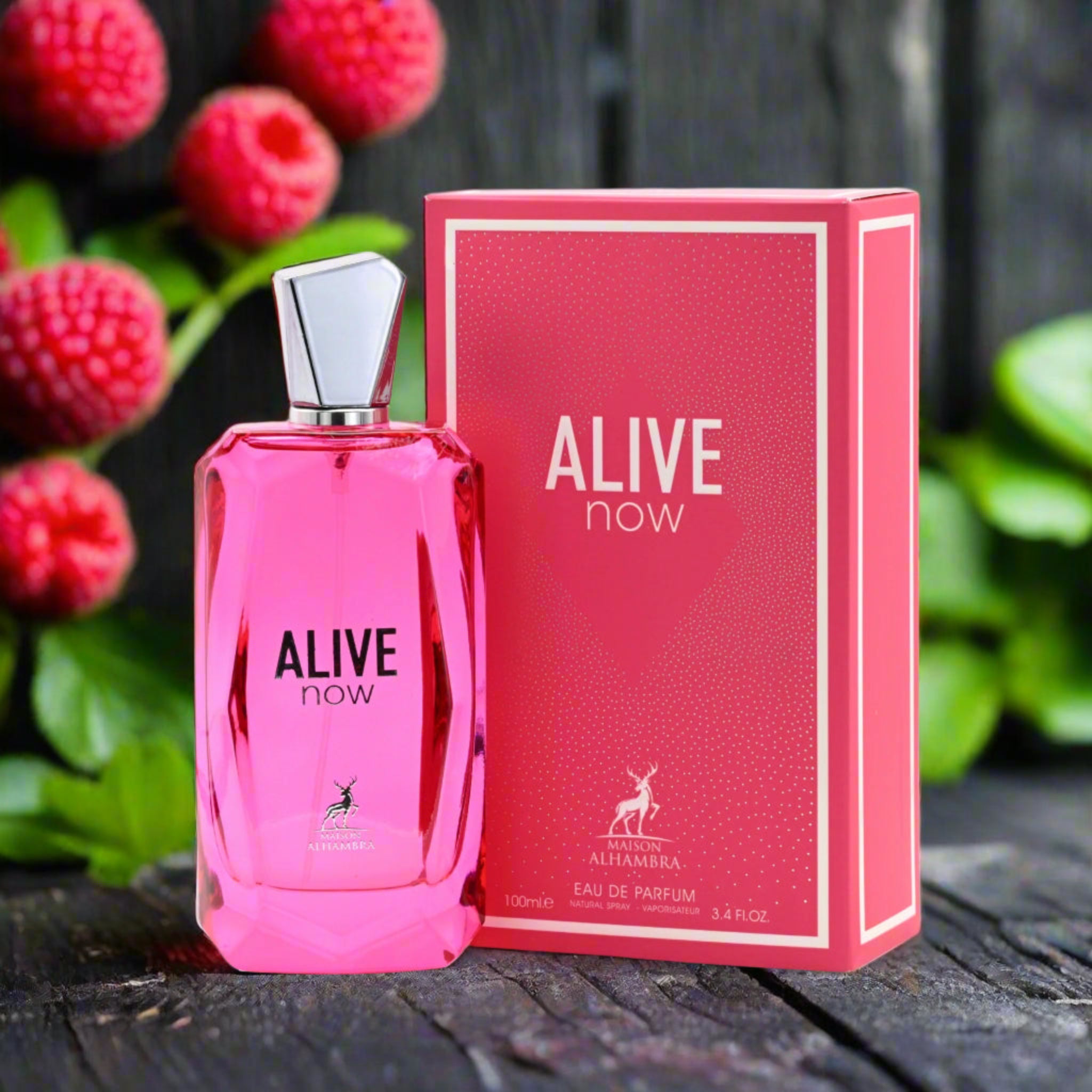 Alive Now by Maison Alhambra for unisex EDP 3.3 / 3.4 oz New in Box