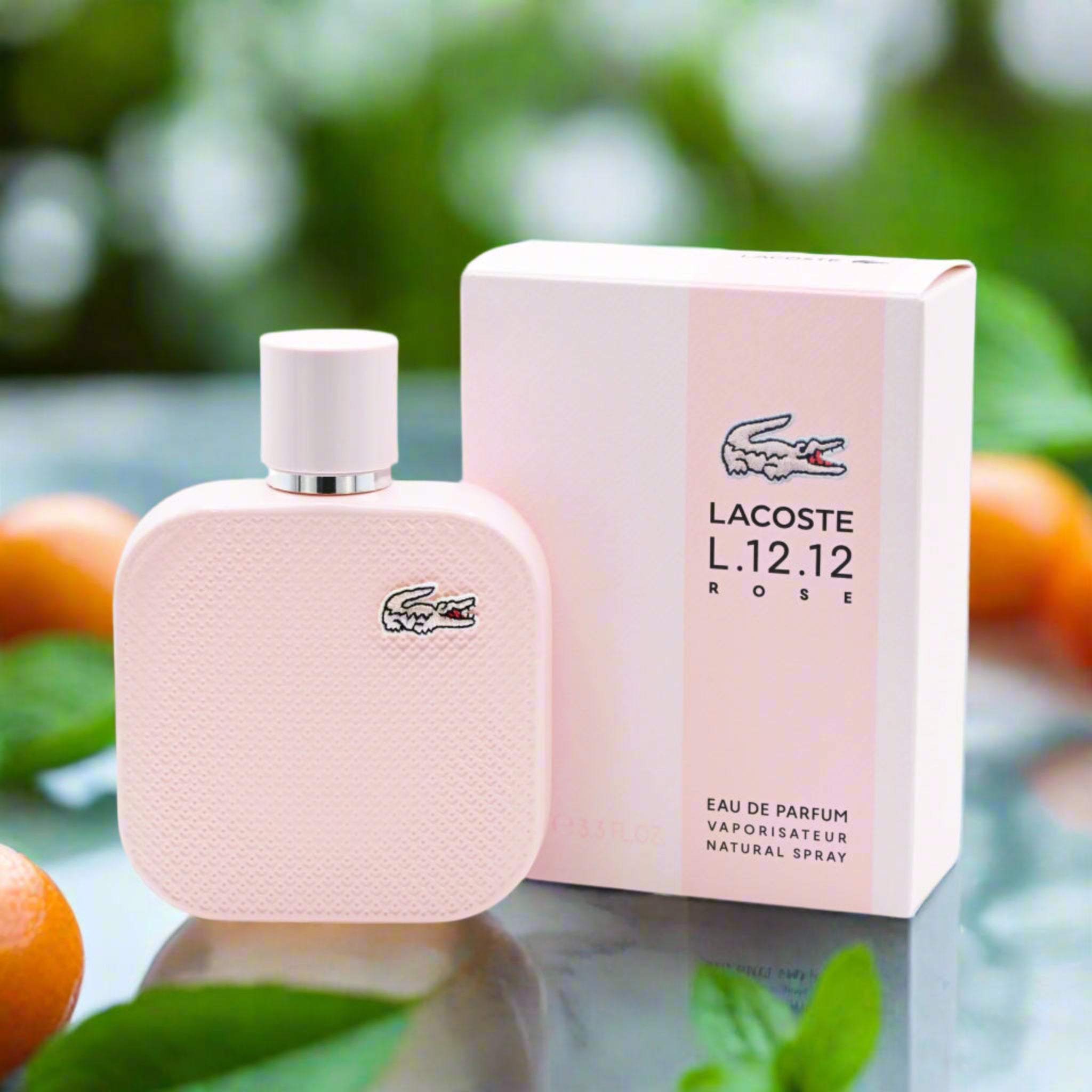 L.12.12 Rose by Lacoste perfume for women EDP 3.3 / 3.4 oz New in Box