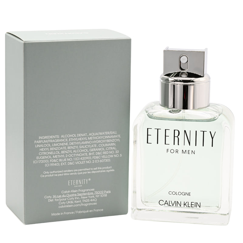 Eternity Cologne by Calvin Klein for men EDT 3.3 / 3.4 oz New in Box