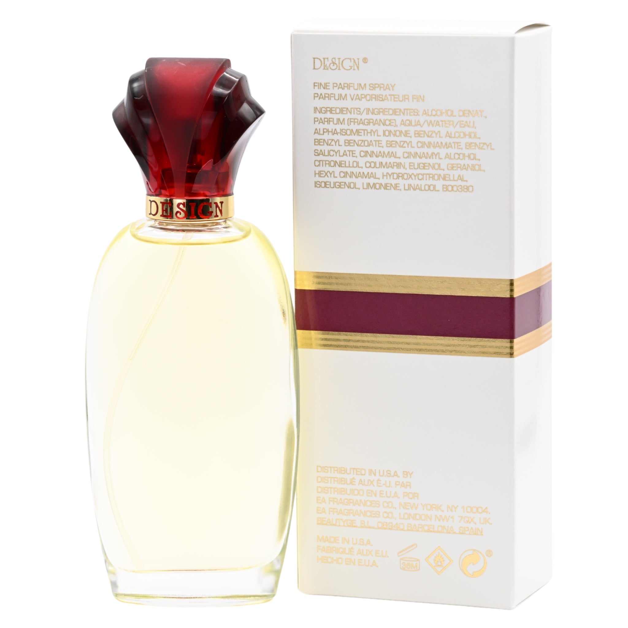 DESIGN by Paul Sebastian Perfume for Women 3.4 oz New in Box
