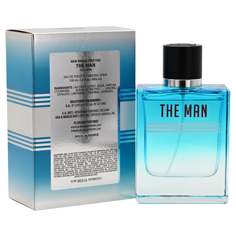 The Man by New Brand cologne EDT 3.3 / 3.4 oz New in Box